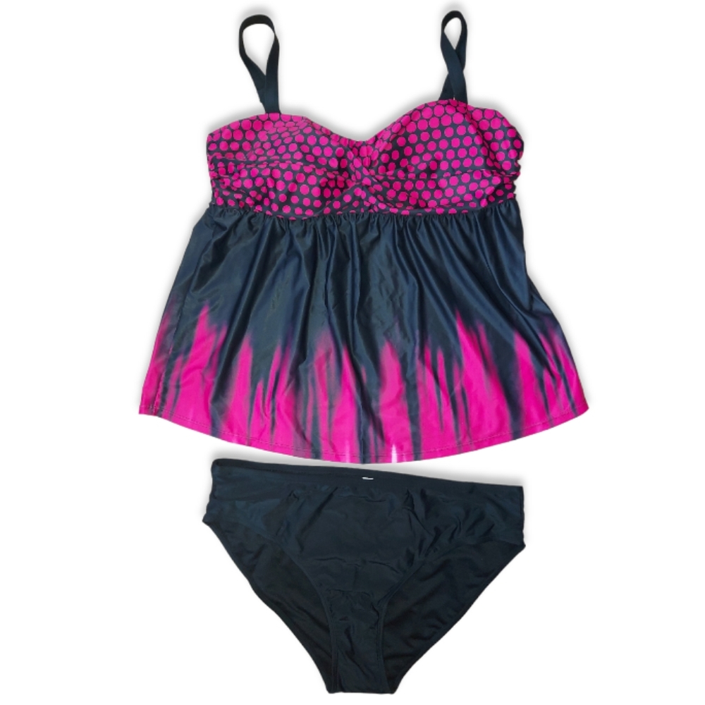 Lalagen Spot Rose 2 Piece Bathing Suit